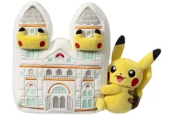 Pokemon x Natural History Museum Pikachu Jumbo Promo Card And Plush - Image 2