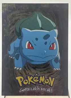 1999 Pokemon movie animation card #01 Bulbasaur TEXTURED FOIL - Image 1