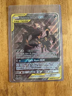 Pokemon Umbreon & Darkrai GX SM241 (Jumbo) Promo Tag Team Holo English Card - Image 1