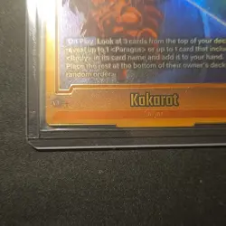 Dragon Ball Super Card Game FB08-076 Foil Kakarot Battle Card Saiyan R - Image 2
