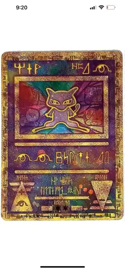 2000 Pokemon TCG Ancient Mew English Holo Promo Card Vintage. Sealed unopened - Image 1