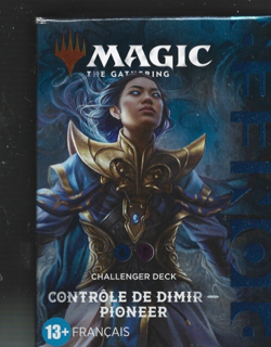 MTG MAGIC 1 CHALLENGER DECK PIONEER 2022 CONTROLE DE DIMIR PIONNEER BLEU NOIR - Image 1
