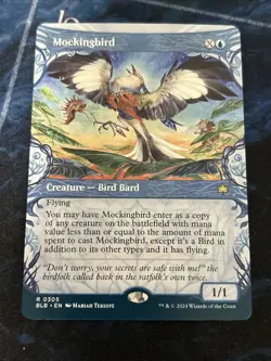 Mockingbird (Showcase) Bloomburrow Regular NM-M Unplayed MTG 0305 - Image 1