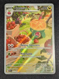 Pokemon Appletun 211/191 Illustration Rare Surging Sparks NM - Image 1