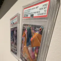 Pokemon TCG Mewtwo GX Hidden Fates & Charizard V Champions Path PSA 10 bundle - Image 3