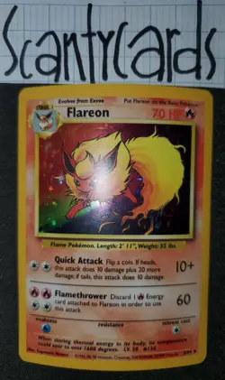 Pokemon DMG Flareon Jungle No Symbol Error 3/64 Warped - Image 2