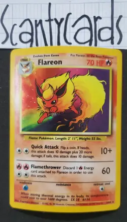 Pokemon DMG Flareon Jungle No Symbol Error 3/64 Warped - Image 4