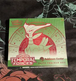 Temporal Forces Pokemon Center ETB Sealed Iron Leaves - Image 1