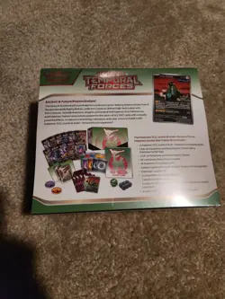 Temporal Forces Pokemon Center ETB Sealed Iron Leaves - Image 2