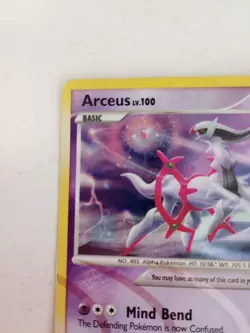 Arceus AR7 Arceus Holo 2009 Pokemon Nintendo Physic - Image 3