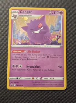 Pokemon TCG Gengar Holo Black Star Promo 2020 SWSH052 MP - Image 1