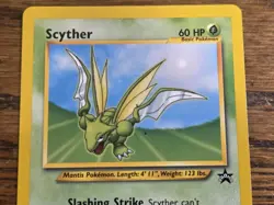 Pokemon Wotc Black Star Promo # 45 SCYTHER **not played** - Image 2