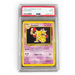 1999 Pokemon Base Set Kadabra #32 PSA 9 MINT 🧠 WOTC Vintage - Image 1