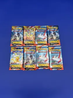 Pokemon TCG - Surging Sparks Booster Pack - Lot Of 8 - Factory Sealed - Image 1