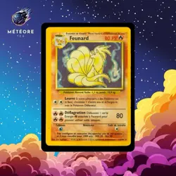 Carte Pokemon Feunard 12/102 Holo Set de base Francais - Image 1