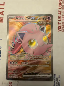 Pokemon TCG S&V Twilight Masquerade Scream Tail ex UR 197/167 NM - Image 1