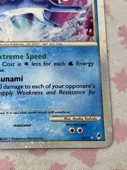 SHINY SUICUNE SL11 Ultra Rare Holo Pokemon Card Call of Legends LP - Image 3