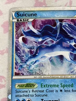 SHINY SUICUNE SL11 Ultra Rare Holo Pokemon Card Call of Legends LP - Image 5
