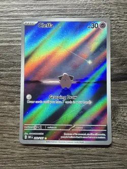 Cleffa 202/197 Pokemon TCG Obsidian Flames Illustration Rare Near Mint - Image 1