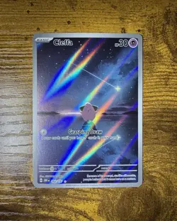 Pokemon TCG Cleffa Obsidian Flames Illustration Rare Card 202/197 (Near Mint) - Image 1