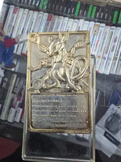 Pokemon 23K Gold Plated Mewtwo Trading Card 1999 Burger King Limited Edition - Image 2