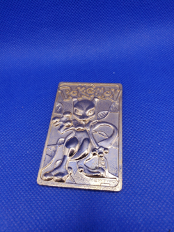 Pokemon 23K Gold Plated Mewtwo Trading Card 1999 Burger King Limited Edition - Image 3