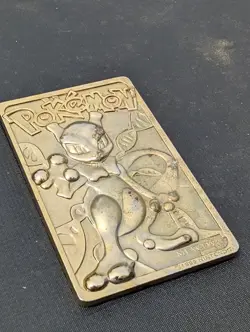 1999 Pokemon 23K Gold Plated Mewtwo Trading Card Burger King Limited Edition - Image 3