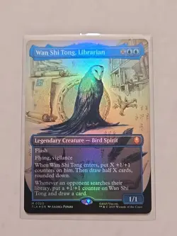 Wan Shi Tong, Librarian (Borderless/Foil) - NM - Avatar TLA - Mythic - Creature - Image 1