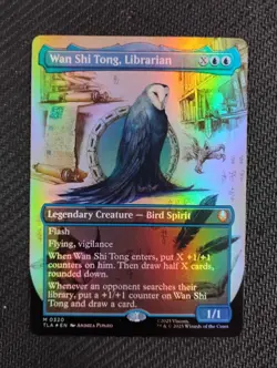 FOIL - Wan Shi Tong, Librarian Borderless 320 Avatar TLA MTG Mythic Unplayed - Image 1