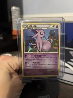 FREE SHIPPING Espeon (2/90) Pokemon Undaunted - Cracked Ice Holo Rare - TCG LP - Image 1