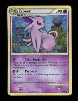 Espeon 2/90 Undaunted Cracked Ice Holo Pokemon TCG MP - Image 1
