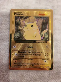 Pikachu - (Celebrations Metal Card) 058/102 Miscellaneous Cards & Products Holo - Image 1