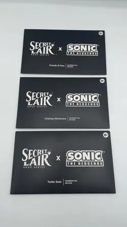 New/Sealed | MTG Secret Lair x Sonic The Hedgehog | Complete Rainbow Foil Set - Image 1
