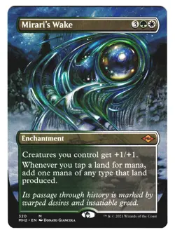 Magic The Gathering Modern Horizons 2 MH2 2021 #320 Mirari's Wake NM BORDERLESS - Image 1