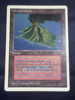 Volcanic Island Magic the Gathering Unlimited Edition Dual Land MTG English - Image 5