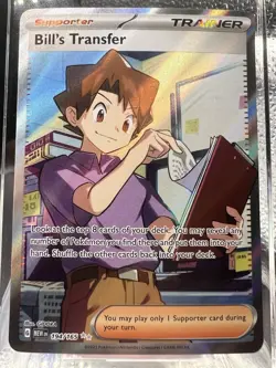 Pokemon TCG Scarlet & Violet 151 Bill's Transfer 194/165 Ultra Rare Trainer - Image 1