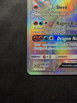 Pokemon - White Kyurem GX 74/70 Dragon Majesty - Secret Rare LP+ - Image 5
