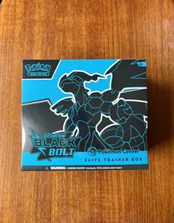 Pokemon TCG Black Bolt & White Flare Pokemon Center Elite Trainer Box's ETB CASE - Image 5