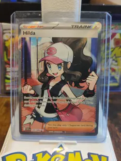 Hilda White Flare Pokemon Trainer 164/086 Ultra Rare English Holo - NM - Image 1