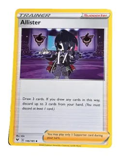 New: 2020 Pokemon TCG Allister 146 Swsh04: Vivid Voltage Regular Uncommon - Image 1
