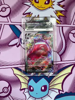 Pokemon TCG - Gengar VMAX 157/264 - Fusion Strike - Graded - ACE 10 - Image 1