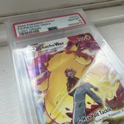 Pokemon Pikachu VMAX Full Art Trainer Gallery SWSH Lost Origin TG17/TG30 PSA 10 - Image 3
