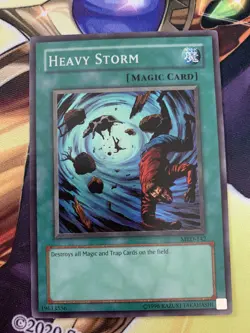 Heavy Storm MRD-142 Super Rare Unlimited Edition LP Edison Yugioh - Image 1