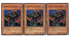 Yugioh- 3X Zombyra the Dark - Common - 1st Edition - SYE-022 - Light Play - Image 1