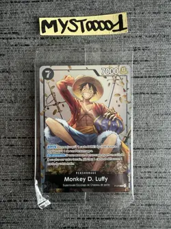 Carte One Piece Monkey.D.Luffy P-075 Promo Tin Box Foil Francais Scelle / Sealed - Image 1