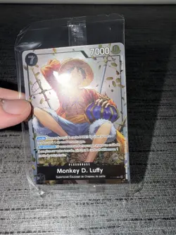 Carte One Piece Monkey.D.Luffy P-075 Promo Tin Box Foil Francais Scelle / Sealed - Image 3