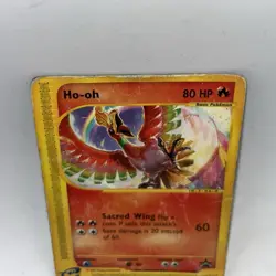 Pokemon TCG Ho-oh WOTC Promo 52/53 HP Damaged - Image 4