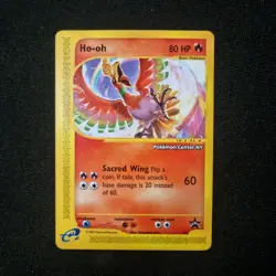 Ho-Oh 52 WOTC Black Star romo "Pokemon Center NY" Stamped Pokemon TCG - NM - Image 1