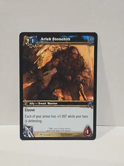 World Of Warcraft TCG March Of The Legion Arlek Stonehilt Regular Uncommon - Image 1