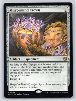 MTG NM Normal Mirrormind Crown 258 R Lorwyn Eclipsed - Image 1